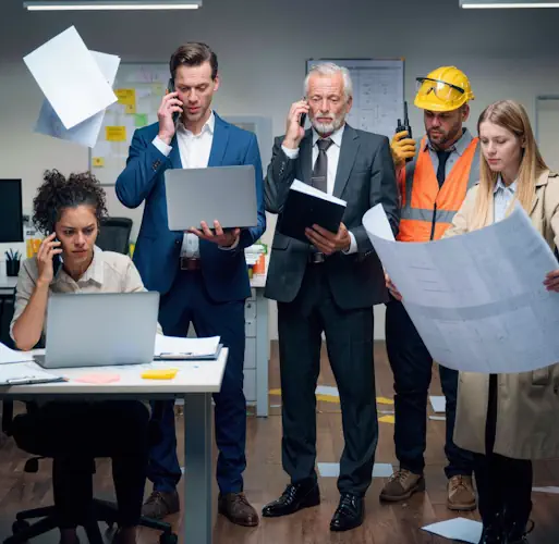 tout le personnel bloque au telephone