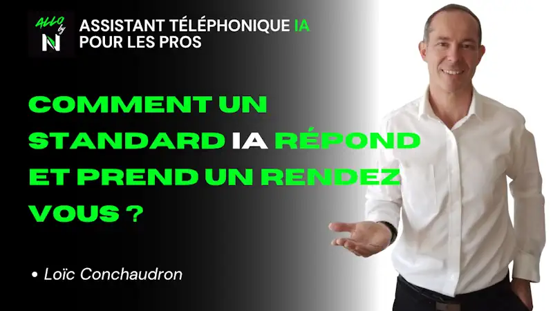 Comment un standard IA répond à mes questions et prend un rendez vous en toute simplicité
